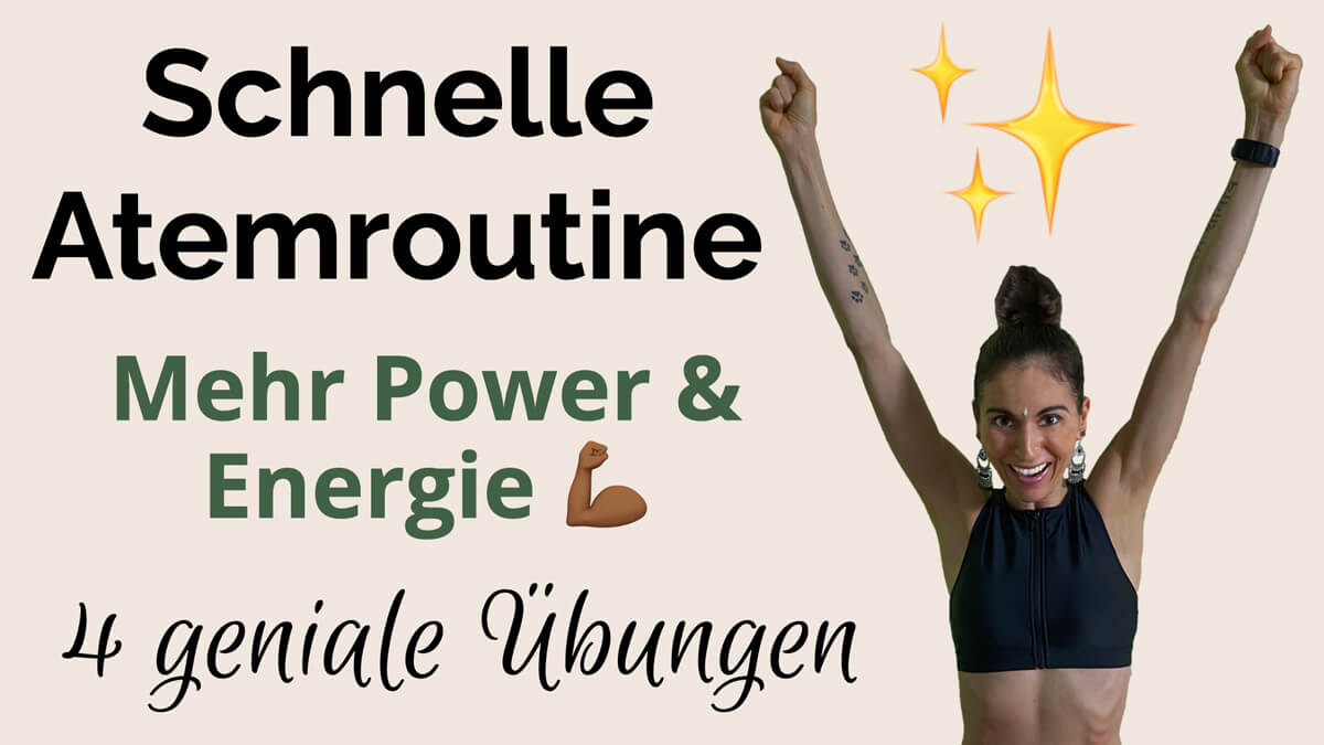 Gesundheitsexpertin Fanny Patzschke zeigt dir wie du mehr Energie in unter 10 Minuten bekommst - dank 4 genialer Atemübungen