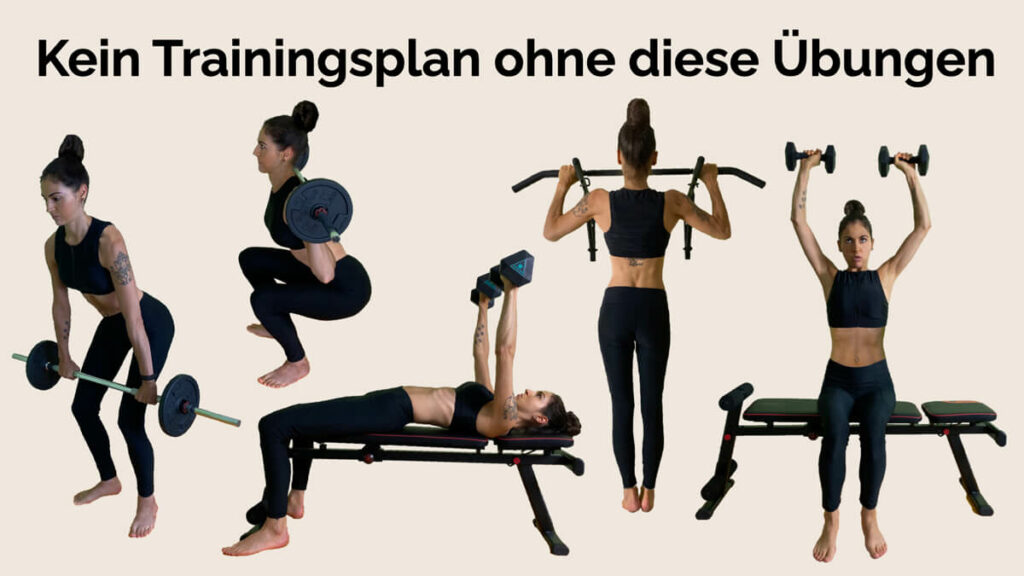 Präventiv-Apothekerin Fanny Patzschke zeigt dir 5 Grundübungen für den Muskelaufbau, die in jeden Trainingsplan gehören.