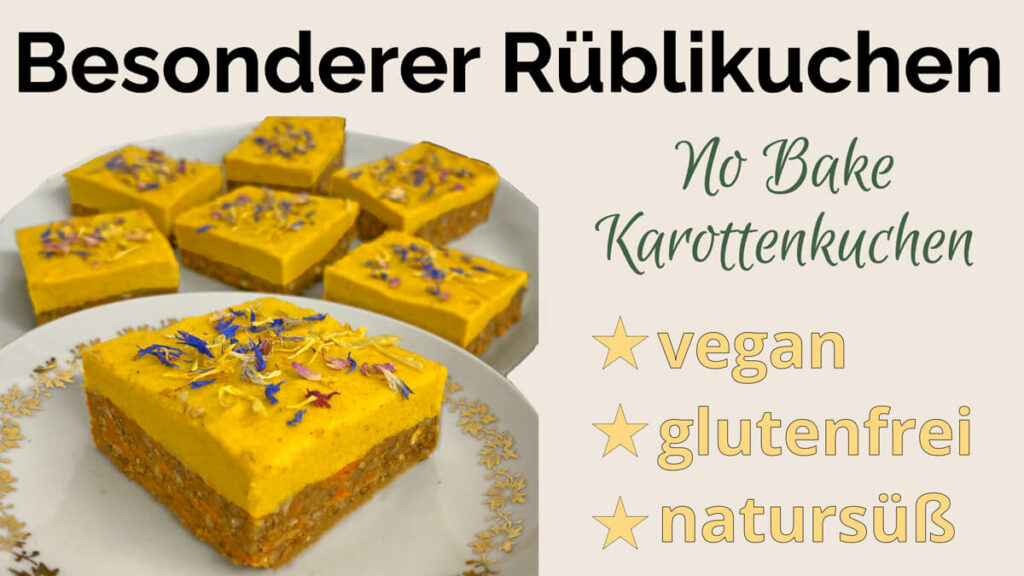 Veganer Karottenkuchen: glutenfrei & industrie-zuckerfrei - ein gesundes Osterrezept von Präventiv-Apothekerin Fanny Patzschke