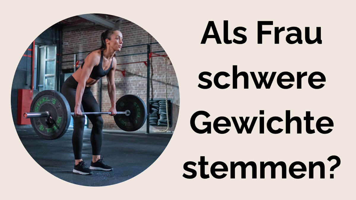 Präventiv-Apothekerin Fanny Patzschke erklärt inwieweit Krafttraining für Frauen gefährlich ist
