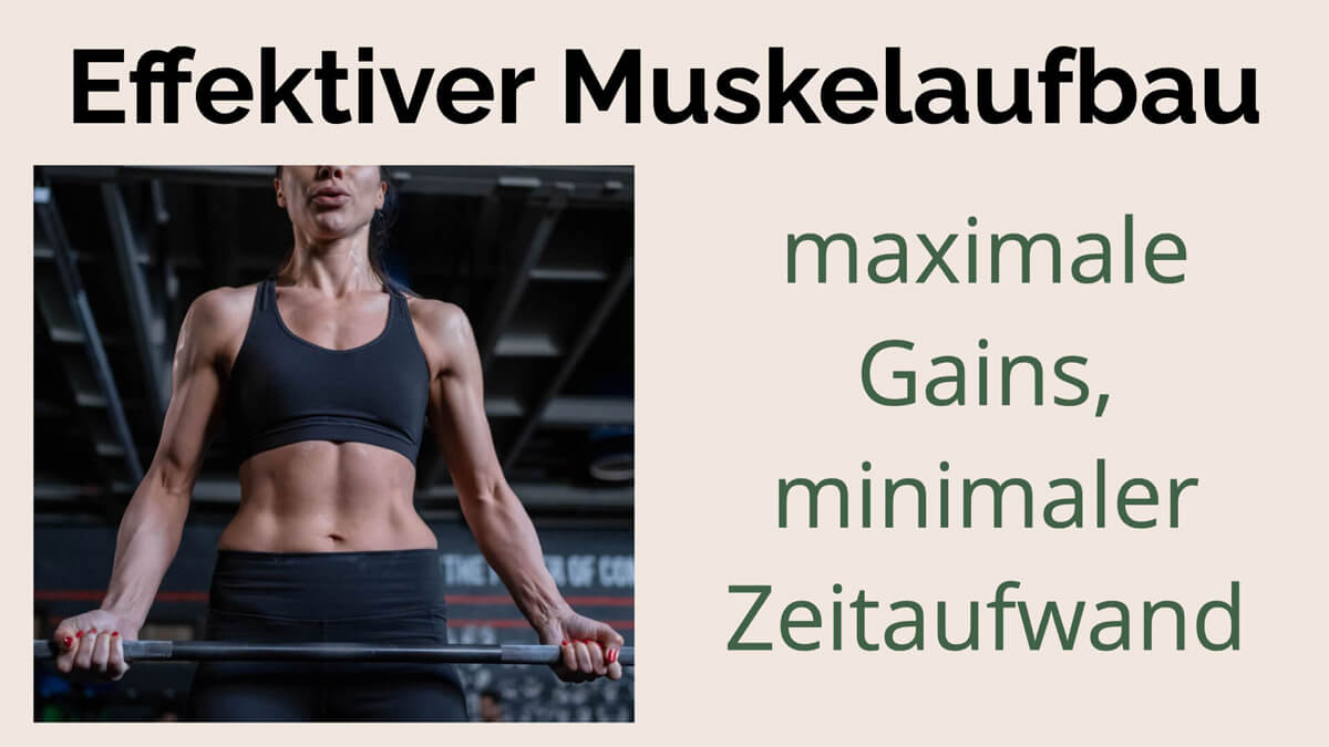 Erfahre von Gesundheitsexpertin Fanny Patzschke wie du schneller Muskeln aufbauen kannst im Gym mit Myo Reps