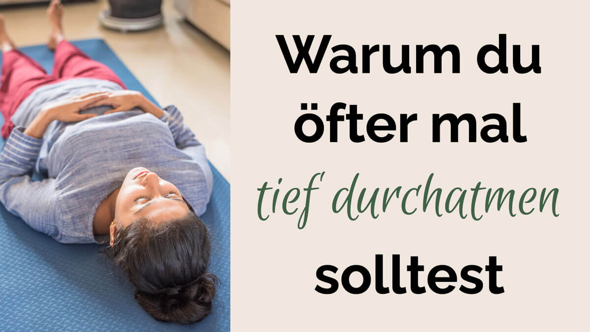 Präventiv-Apothekerin Fanny Patzschke erklärt, wie du mit einer einfachen Atemtechnik richtig atmen lernst - für mehr Energie im Alltag.