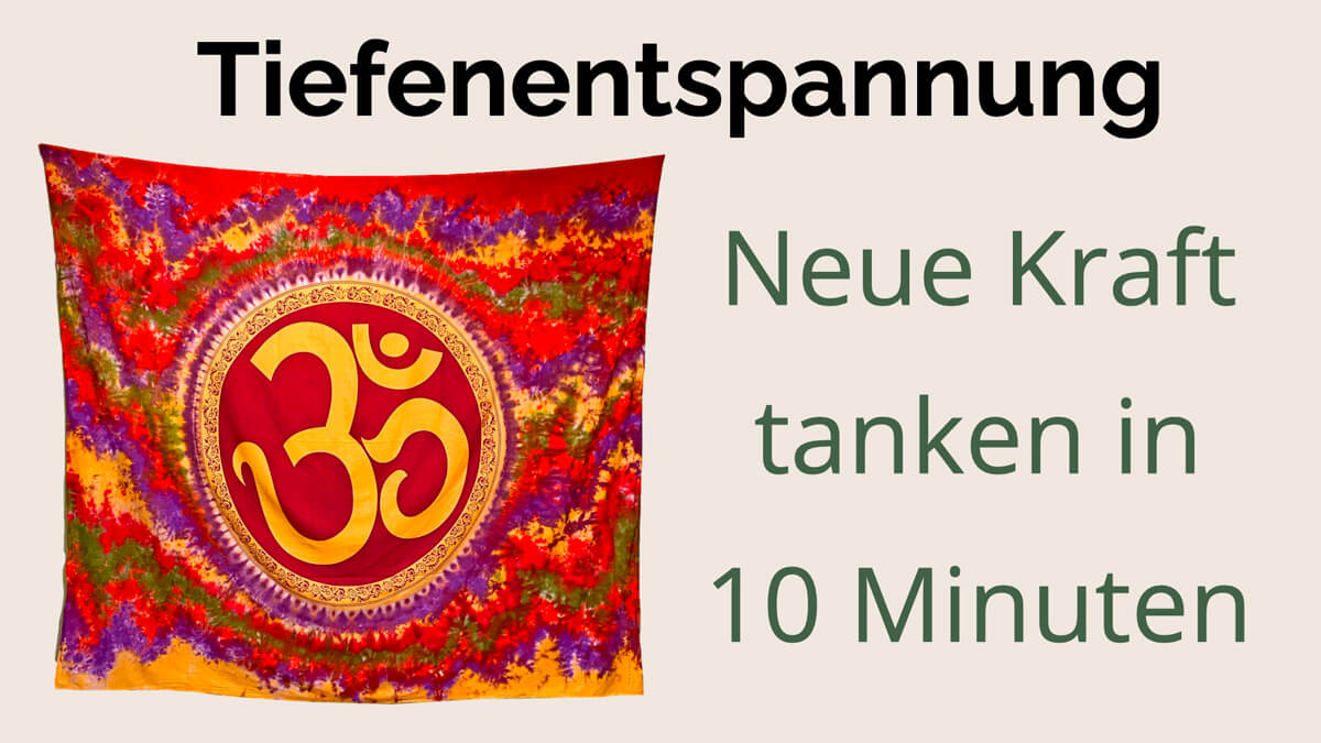 Die klassische Yoga Tiefenentspannung ist die perfekte Anleitung gegen Burnout und für neue Kraft. Präventiv-Apothekerin Fanny Patzschke zeigt, dir wie es geht.