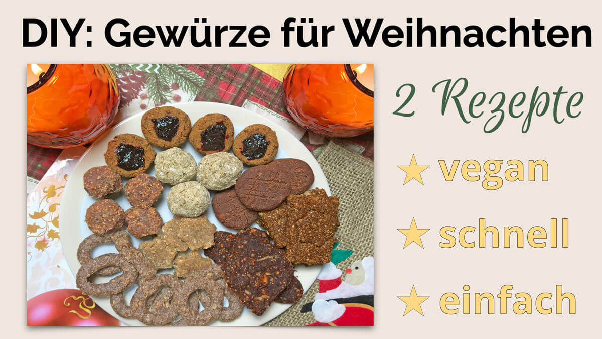 mit diesen beiden Rezepten von Gesundheitsexpertin Fanny Patzschke kannst du Spekulatiusgewürz und Lebkuchengewürz in 5 Minuten selber machen