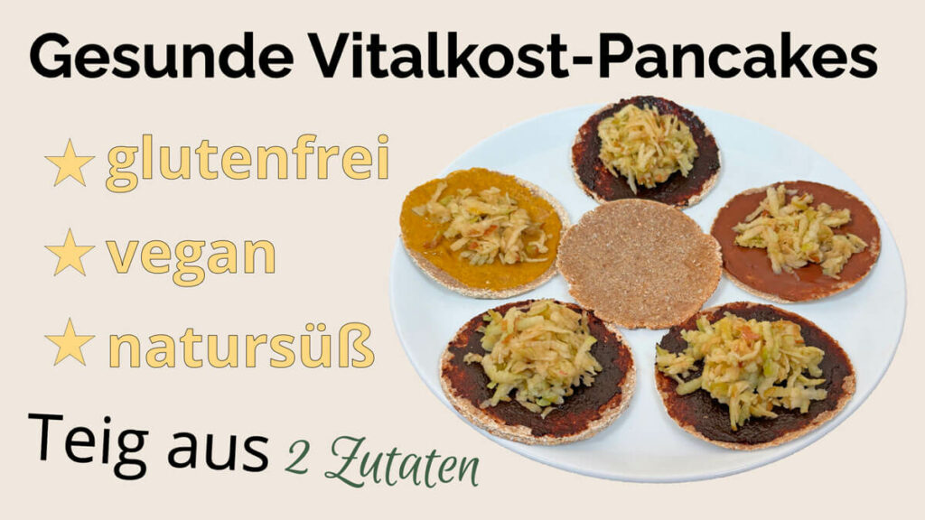 Präventiv-Apothekerin Fanny Patzschke zeigt dir gesunde, vegane, glutenfreie Pancakes aus nur 2 Zutaten
