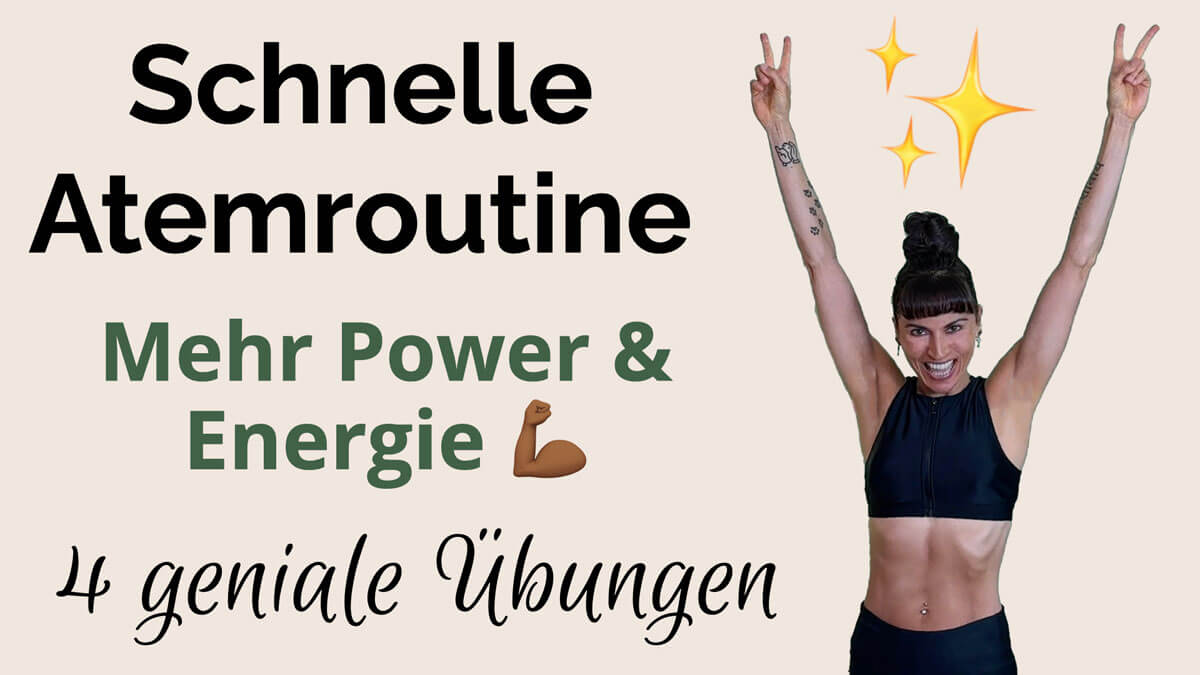 Präventiv-Apothekerin Fanny Patzschke zeigt dir, wie du mehr Energie im Alltag in unter 10 Minuten bekommst - dank 4 genialer Atemübungen.