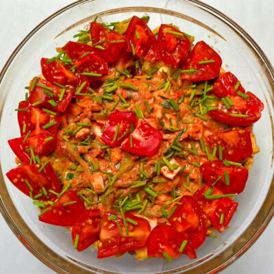 Low Carb Nudeln mit veganer Bolognese-Sauce