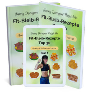 Top 30 einfache Rezepte zum Abnehmen und fit bleiben für Brötchen, Cracker, Brot glutenfrei, vegan, zuckerfrei