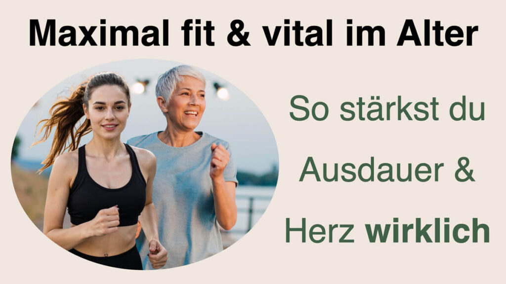 Präventiv-Apothekerin Fanny Patzschke zeigt dir die besten Übungen und Tipps, mit denen du deine Ausdauer verbessern und trainieren kannst, um im Alter dein Herz-Kreislauf-System zu stärken