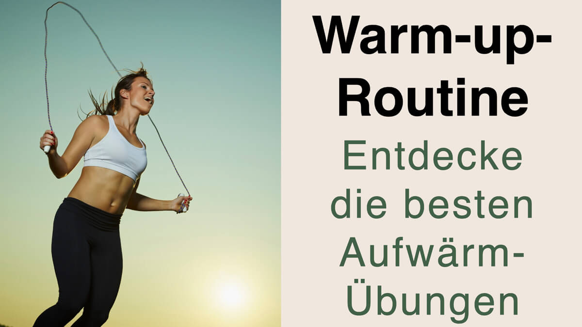 Erfahre, wie Aufwärmen vor dem Training deine Fitness-Leistung push: Präventiv-Apothekerin Fanny Patzschke zeigt dir die besten Tipps und Warm-up-Übungen