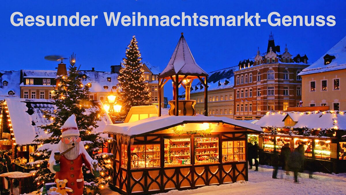 Präventiv-Apothekerin und Ernährungsberaterin Fanny Patzschke entlarvt die schlimmsten Kalorienfallen auf dem Weihnachtsmarkt und verrät gesunde Alternativen für kalorienarme Snacks