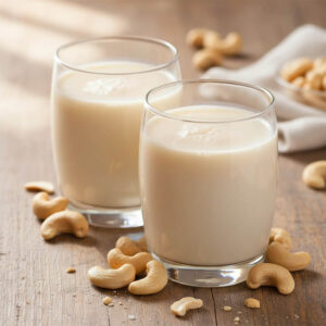 Rezept für vegane Cashewmilch zum selber machen aus nur 2 Zutaten ohne Nussmilchbeutel