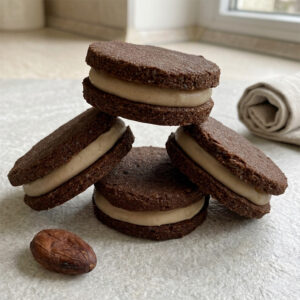 Gesundes Rezept für Oreo-Kekse vegan, glutenfrei, zuckerfrei
