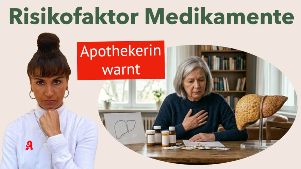 Apothekerin Fanny Patzschke warnt vor Leberschäden durch Medikamente und deckt auf, welche 10 bekannten Arzneimittel Stoffwechsel und Entgiftung im Körper lahm legen