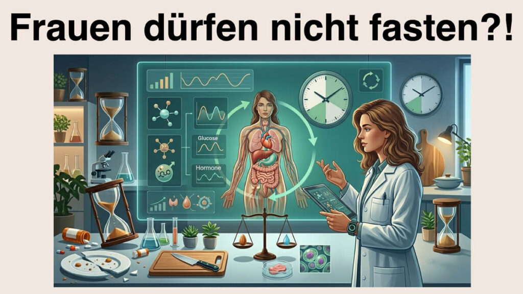 Ist Fasten für Frauen gefährlich? Apothekerin und Ernährungsberaterin Fanny Patzschke teilt mit dir die aktuellsten wissenschaftlichen Erkenntnisse zum Thema Intervallfasten und hormonelle Balance für Frauen.